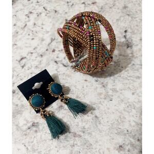 Boho Earrings Bracelet Jewelry